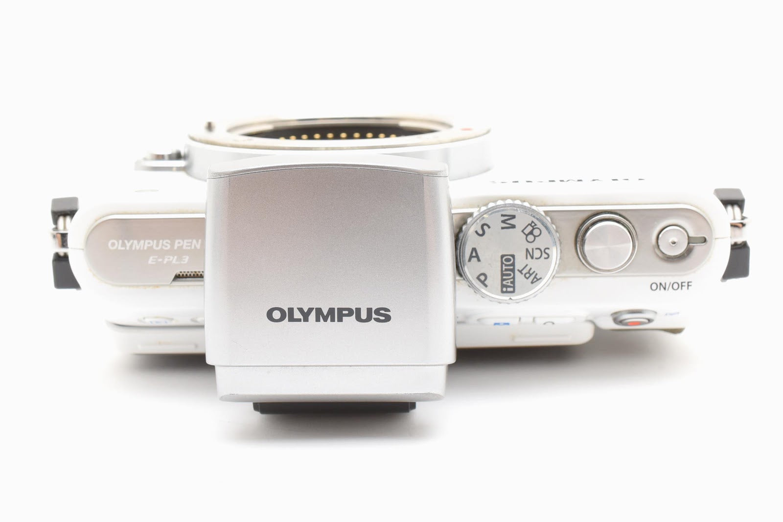★美品 ショット数5545回★ オリンパス Olympus E-PL3 ミラーレス一眼 ホワイト フラッシュ付 ★ #8660