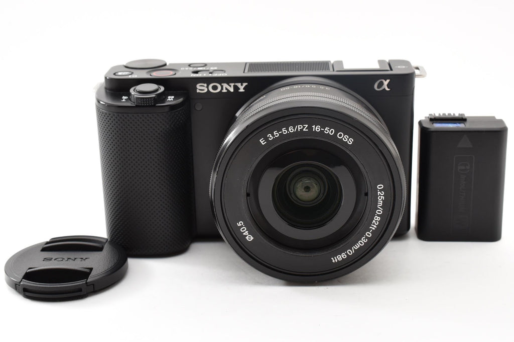 ★美品★ ソニー SONY VLOGCAM ZV-E10 パワーズームレンズキット ZV-E10L B ブラック ミラーレス一眼 ★ #9212