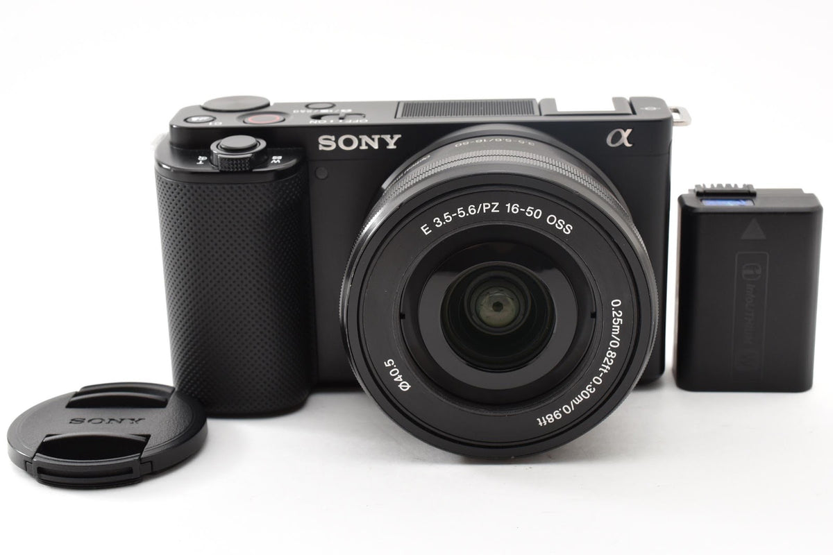 ★美品★ ソニー SONY VLOGCAM ZV-E10 パワーズームレンズキット ZV-E10L B ブラック ミラーレス一眼 ★ #9212