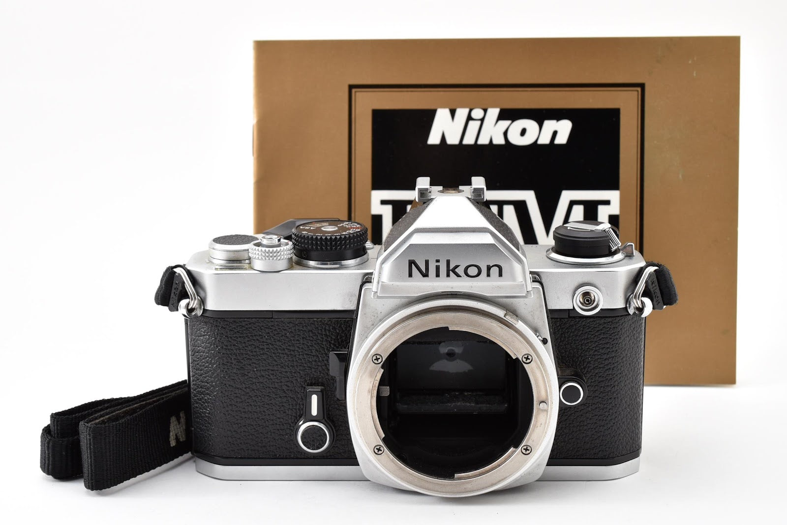 ★美品★ ニコン Nikon FM シルバー ボディ フィルムカメラ 説明書/発売時値札付き ★ #8966