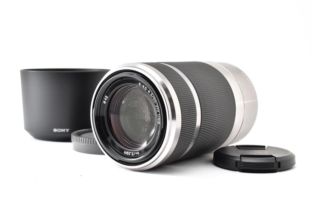 ★現状品★ ソニー SONY E 55-210MM F4.5-6.3 OSS Eマウント SEL55210 シルバー ★ #9353