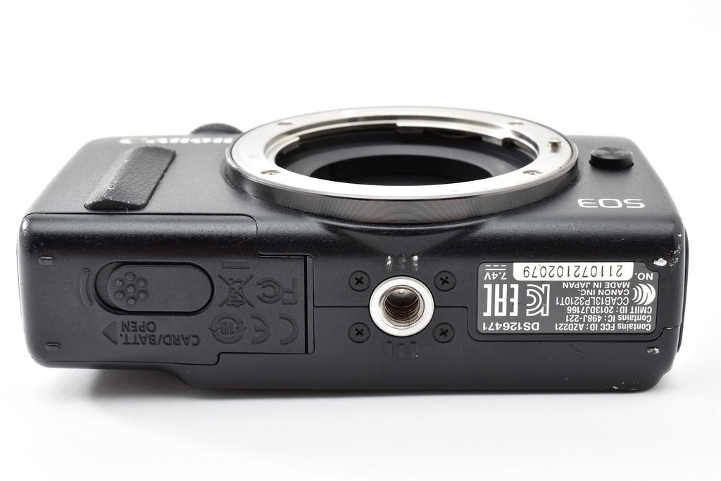 ★現状品★ キヤノン CANON EOS M2 ボディ ブラック 小スレ・傷あり 十字キー上・setボタン反応なし ミラーレス ★ #9123