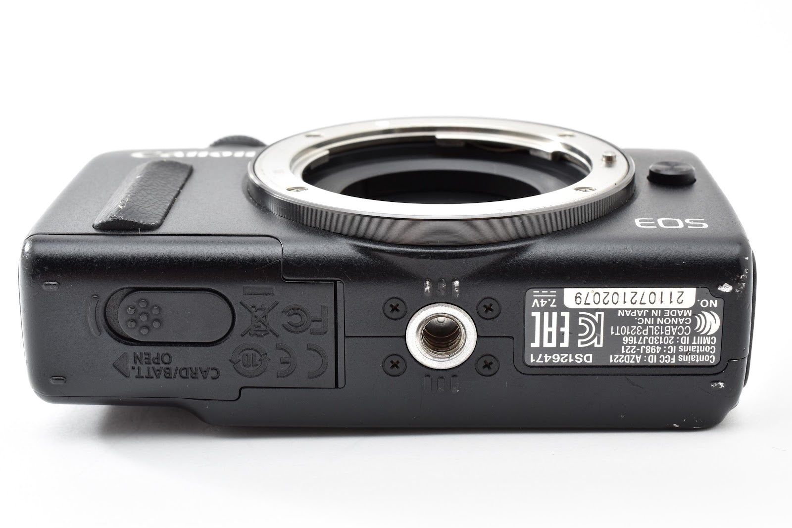★現状品★ キヤノン CANON EOS M2 ボディ ブラック 小スレ・傷あり 十字キー上・setボタン反応なし ミラーレス ★ #9123