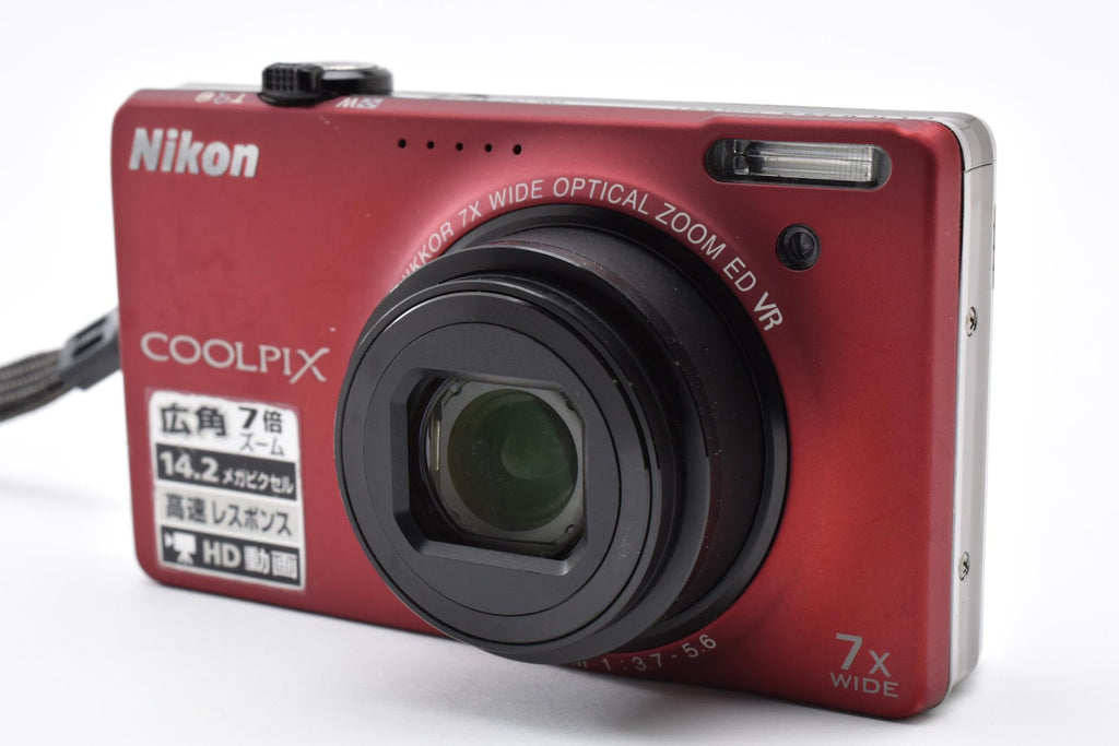★現状品★ ニコン Nikon COOLPIX S6000 RED 1420万画素 コンパクトデジタルカメラ ★ #9306