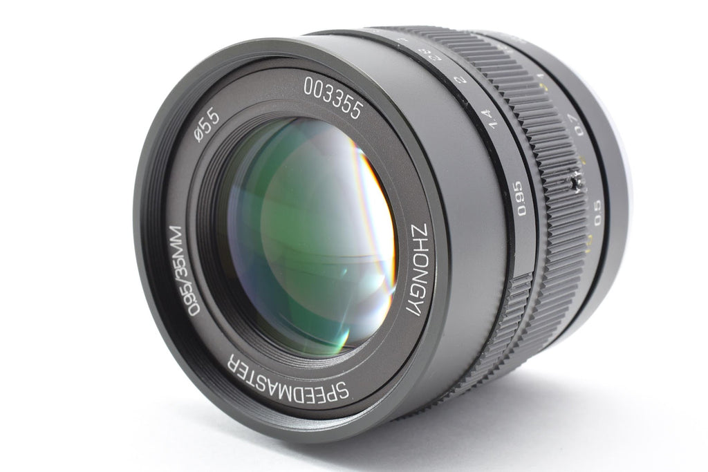 ★美品★ 中一光学 SPEEDMASTER 35MM F0.95 II (フジフイルムX用) ケース付き 交換レンズ ★ #9037