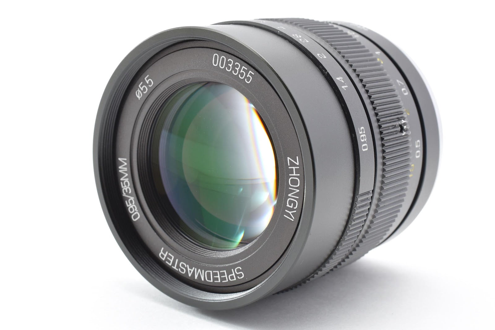 ★美品★ 中一光学 SPEEDMASTER 35MM F0.95 II (フジフイルムX用) ケース付き 交換レンズ ★ #9037