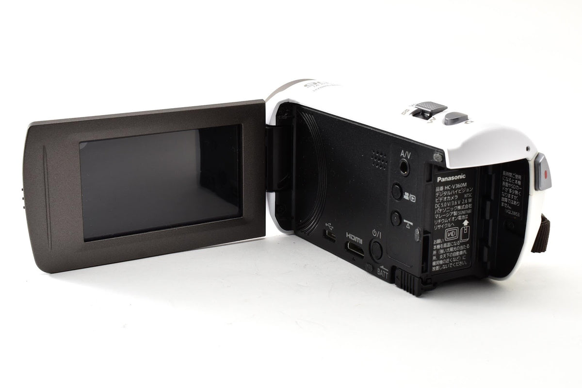 ★美品★ パナソニック Panasonic HC-V360M-W (ホワイト) デジタルビデオカメラ ★ #9315