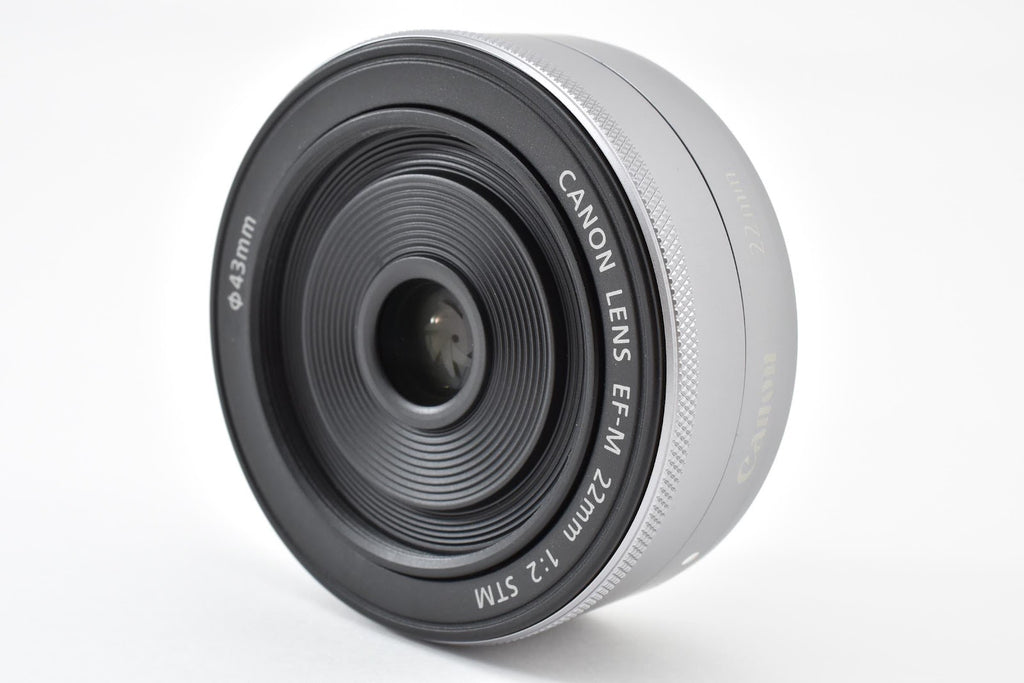 ★ジャンク★ キャノン CANON EF-M 22MM F2 STM シルバー 広角単焦点レンズ ジャンク ★ #9111