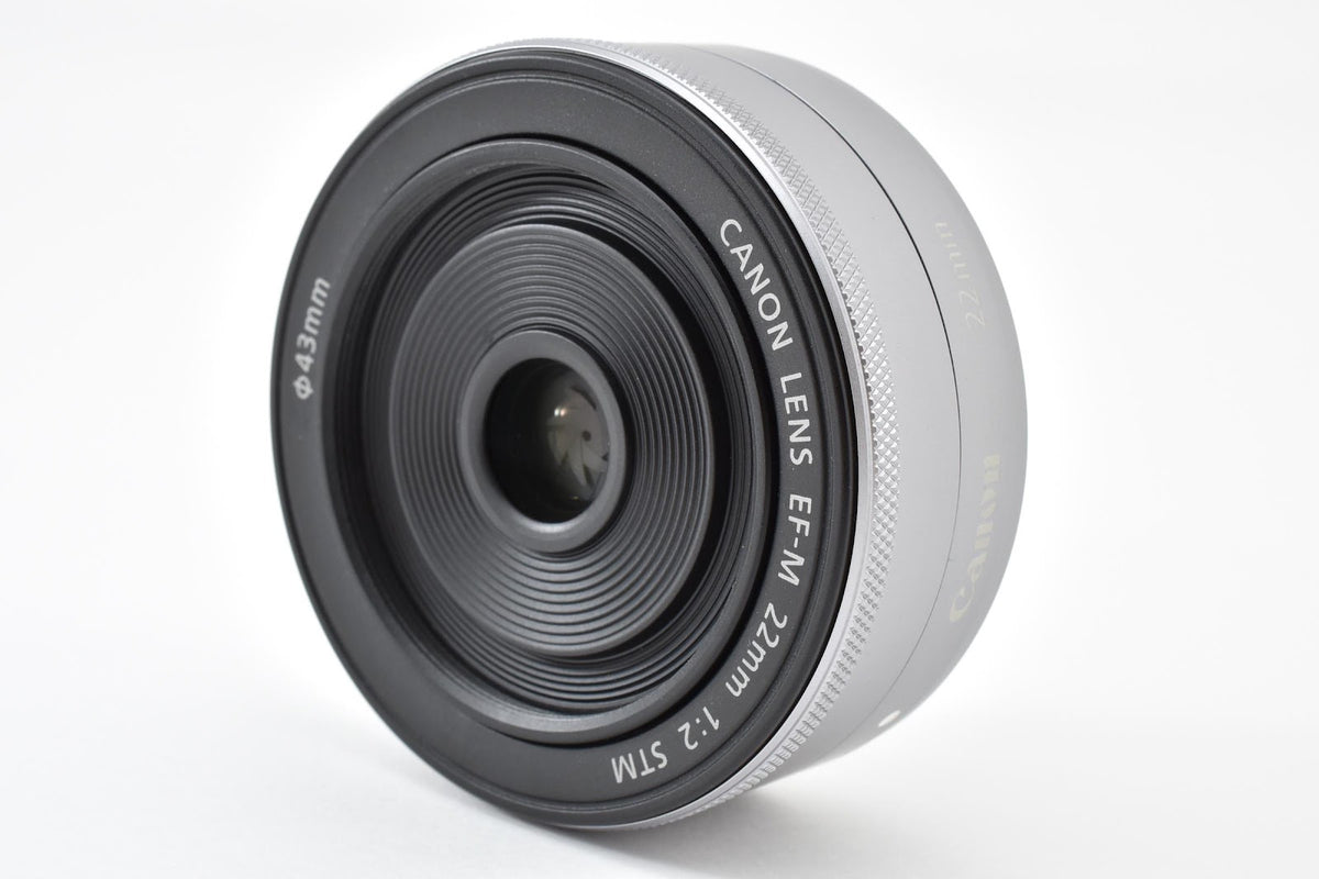 ★ジャンク★ キャノン CANON EF-M 22MM F2 STM シルバー 広角単焦点レンズ ジャンク ★ #9111
