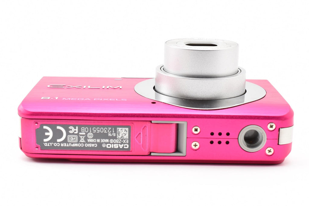 ★良品★ カシオ CASIO EX-Z80 ビビットピンク 810万画素 デジタルカメラ ★ #9449