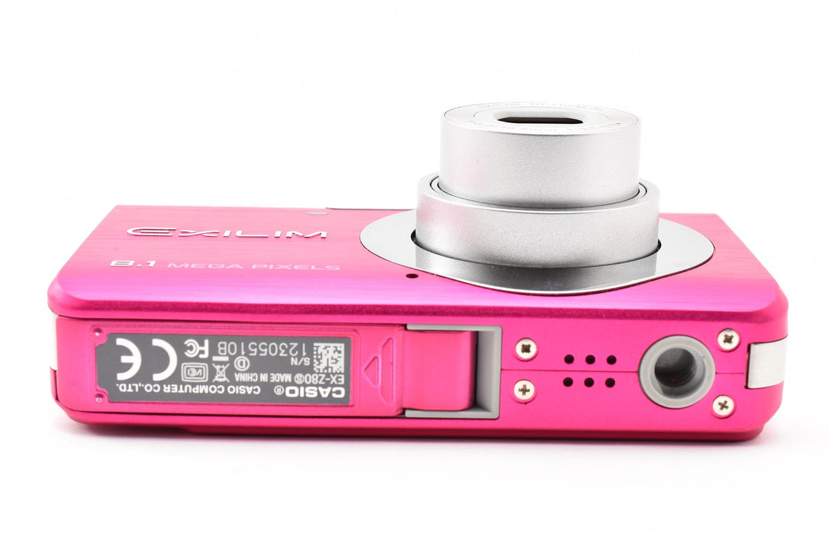 ★良品★ カシオ CASIO EX-Z80 ビビットピンク 810万画素 デジタルカメラ ★ #9449