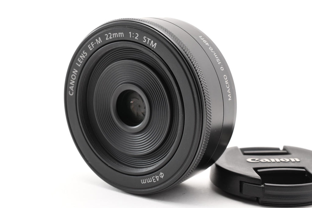 ★美品★ キヤノン CANON EF-M 22MM F2 ブラック 単焦点レンズ ★ #9174