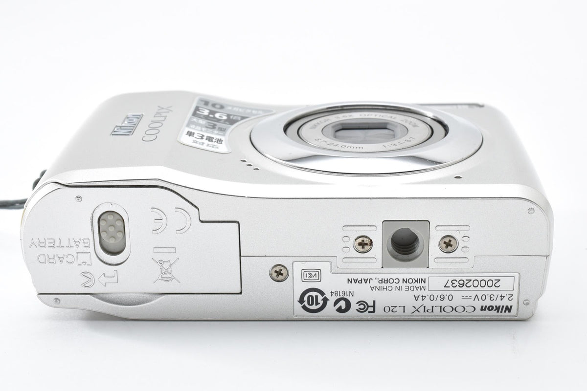 ★美品★ ニコン Nikon COOLPIX L20 デジタルカメラ 外観良好 光学クリア 動作問題なし ★ #9376