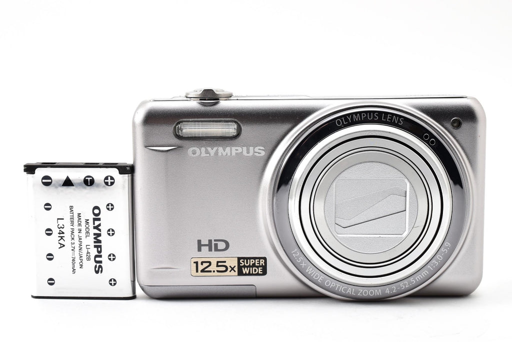 ★美品★ オリンパス Olympus OLYMPUS VR-320 シルバー デジタルカメラ ★ #8973