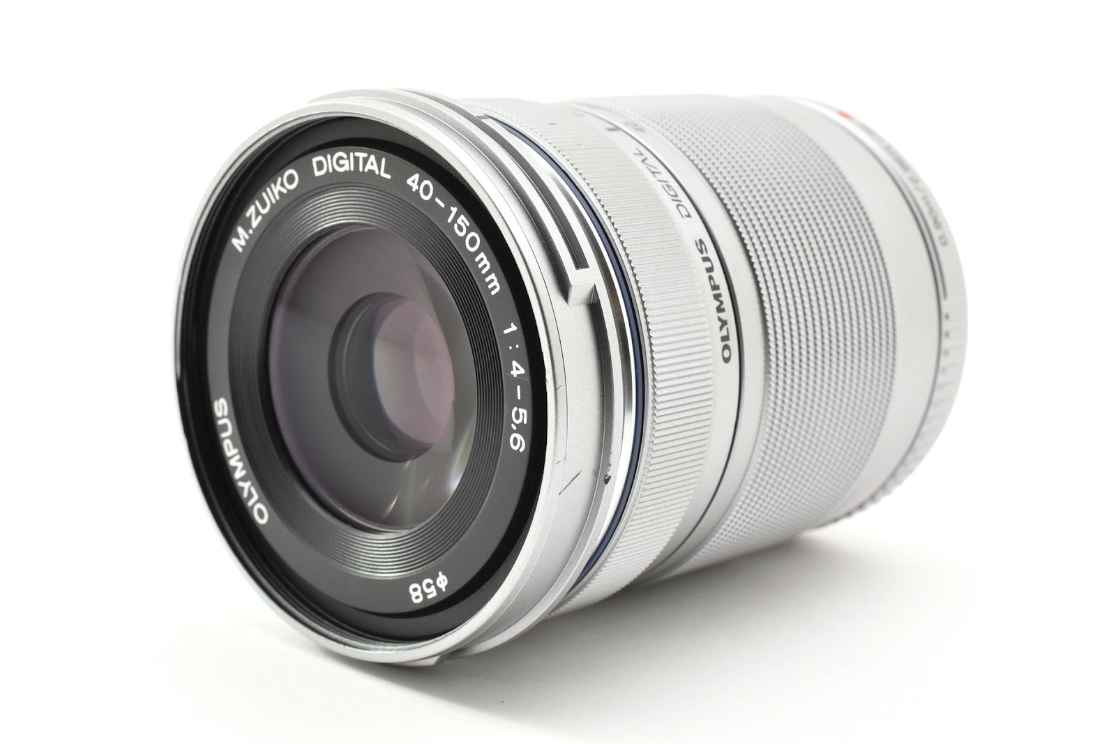 ★良品★ オリンパス Olympus M.ZUIKO DIGITAL ED 40-150MM F4.0-5.6 R ED シルバー ズームレンズ ★ #9081