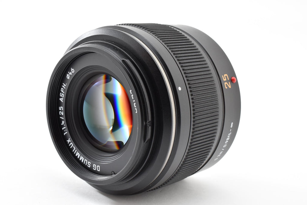 ★極上品★ パナソニック Panasonic LEICA DG SUMMILUX 25MM F1.4 ASPH. H-X025 交換レンズ ★ #9130