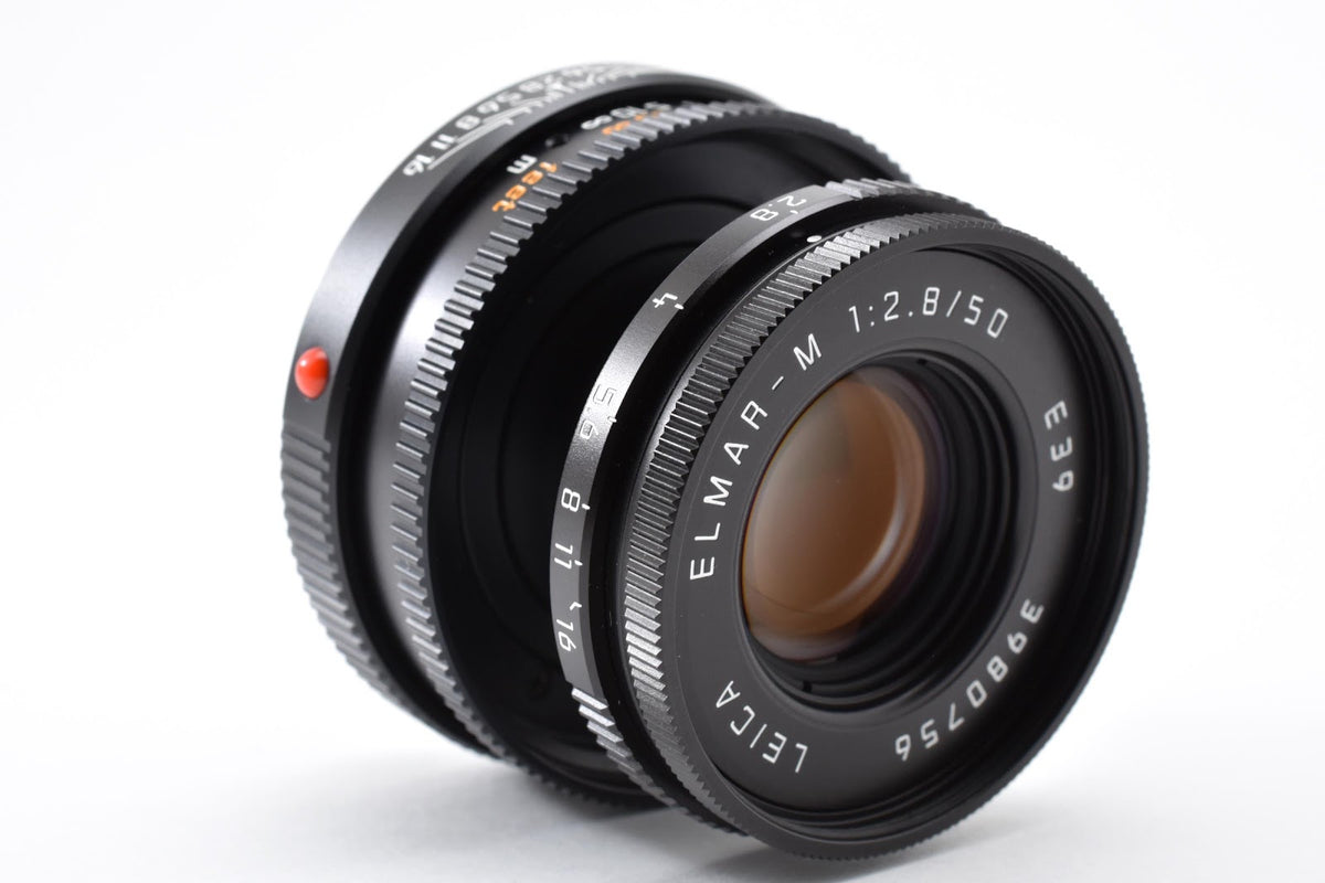 ★美品★ ライカ Leica ELMAR-M 50MM F2.8 E39 ブラック (沈胴式・最短0.7M) レンズ ★ #9284