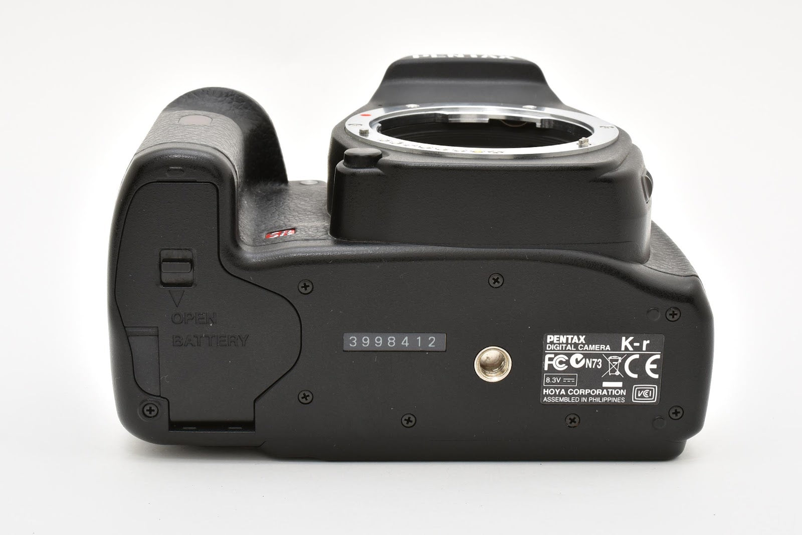 ★ショット数6605回美品★ ペンタックス PENTAX K-R ボディ ブラック デジタル一眼  バッテリー2個 ★ #8674