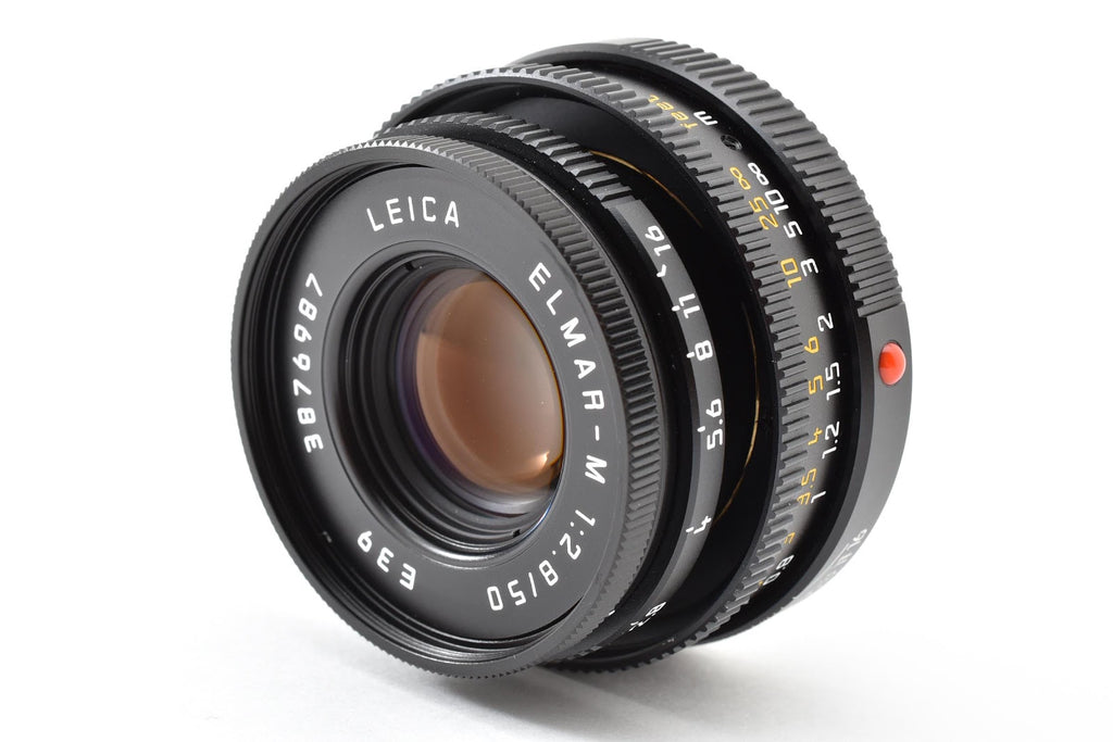★美品★ ライカ Leica ELMAR-M 50mm F2.8 E39 ブラック (沈胴式・最短0.7m) 387万台 第2世代 交換レンズ ★ #9116