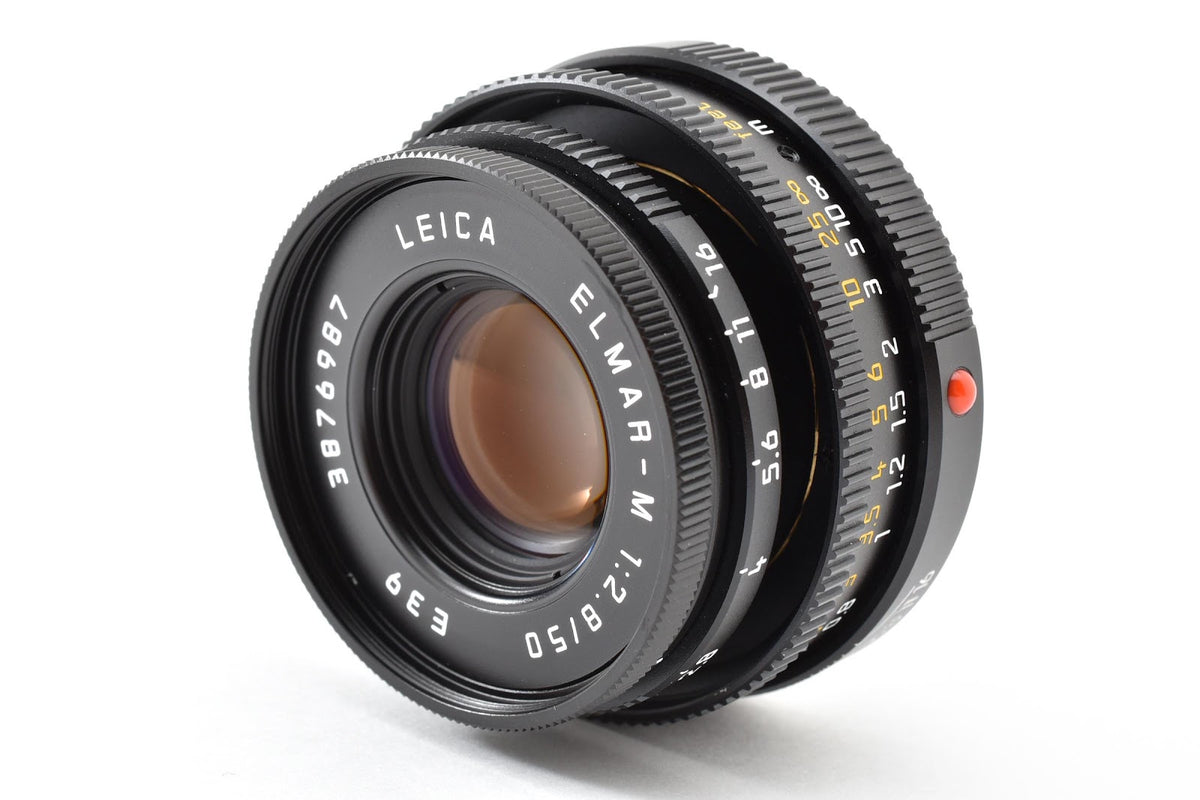 ★美品★ ライカ Leica ELMAR-M 50mm F2.8 E39 ブラック (沈胴式・最短0.7m) 387万台 第2世代 交換レンズ ★ #9116