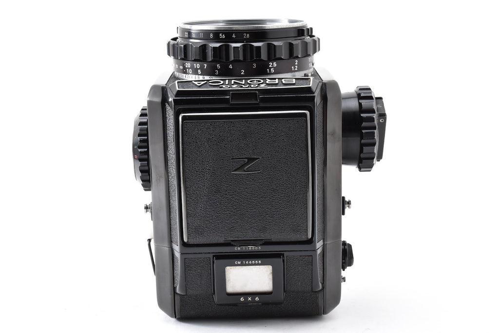 ★良品★ ゼンザブロニカ ZENZABRONICA S2 ブラック 中判フィルムカメラ + NIKKOR-P 75mm F2.8 ★ #8845