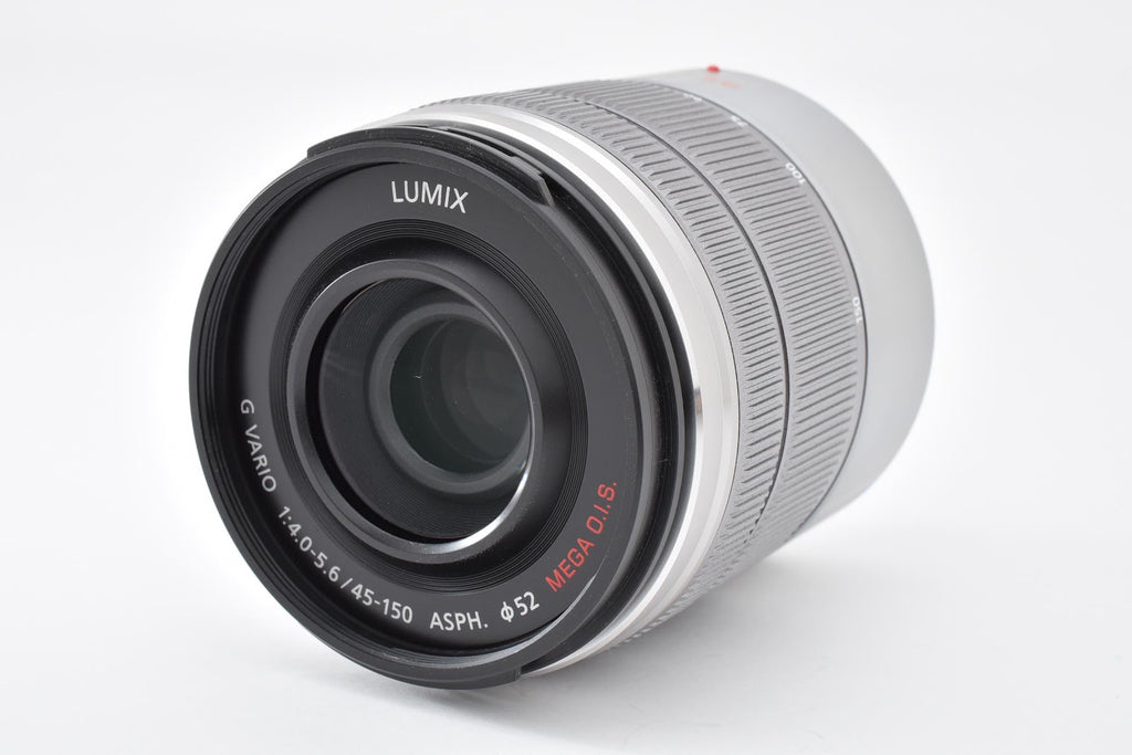 ★美品★ パナソニック Panasonic LUMIX G VARIO 45-150MM F4.0-5.6 ASPH./MEGA O.I.S. シルバー ズームレンズ ★ #9088