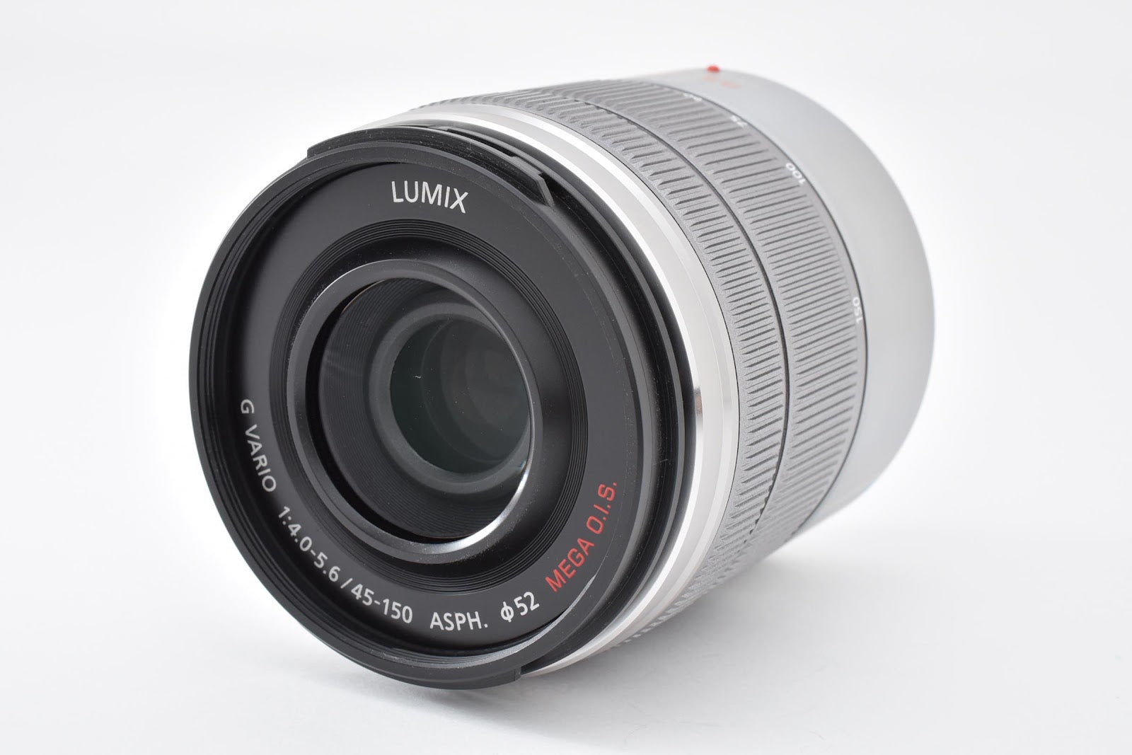 ★美品★ パナソニック Panasonic LUMIX G VARIO 45-150MM F4.0-5.6 ASPH./MEGA O.I.S. シルバー ズームレンズ ★ #9088