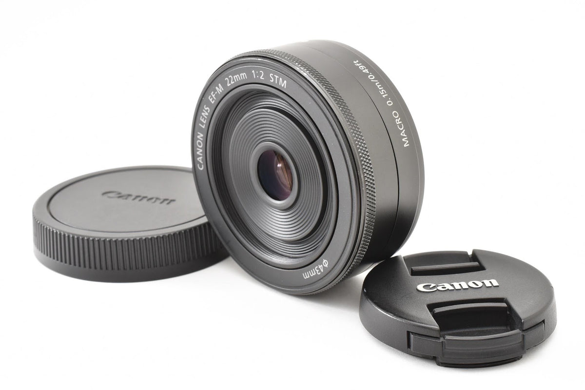 ★美品★ キヤノン CANON EF-M 22MM F2 STM パンケーキレンズ AF 単焦点 ★ #9410