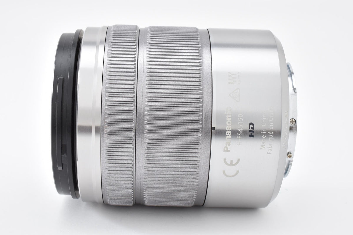 ★美品★ パナソニック Panasonic LUMIX G VARIO 45-150MM F4.0-5.6 ASPH./MEGA O.I.S. シルバー ズームレンズ ★ #9088