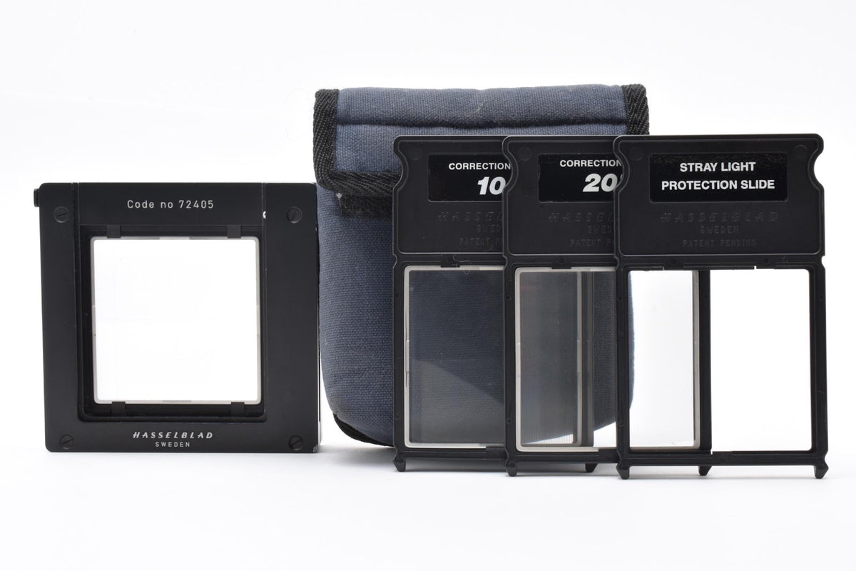 ★良品★ ハッセルブラッド HASSELBLAD 72405 フォーカシングスクリーンアダプター スクリーン付 補正・遮光スライド付 ★ #9436