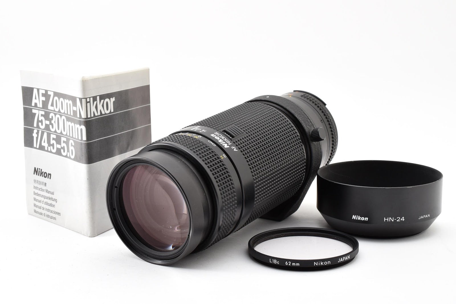 ★良品★ ニコン Nikon AF NIKKOR 75-300MM F4.5-5.6 説明書付き レンズ ★ #8965