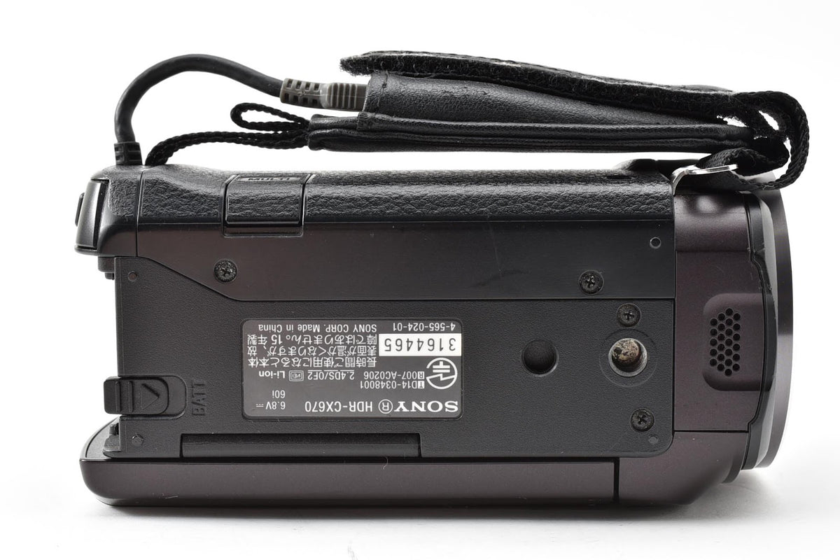 ★良品★ ソニー SONY HDR-CX670 TC (ボルドーブラン) ビデオカメラ ★ #9362