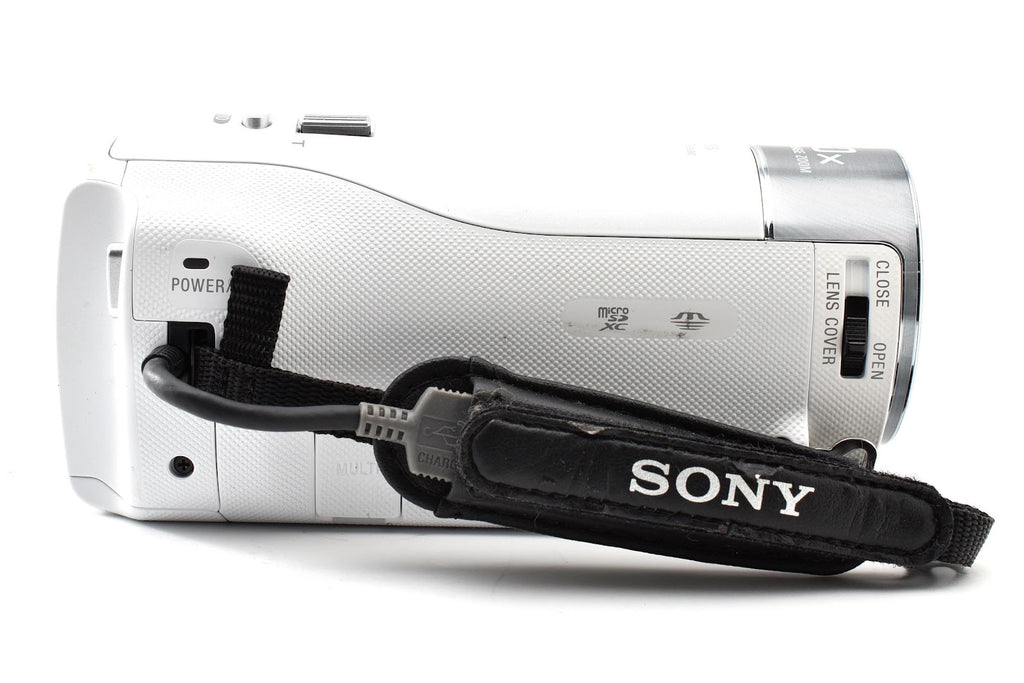 ★美品★ ソニー SONY HDR-CX470 W ホワイト デジタルビデオカメラ ハンディカム 動作OK ★ #9326