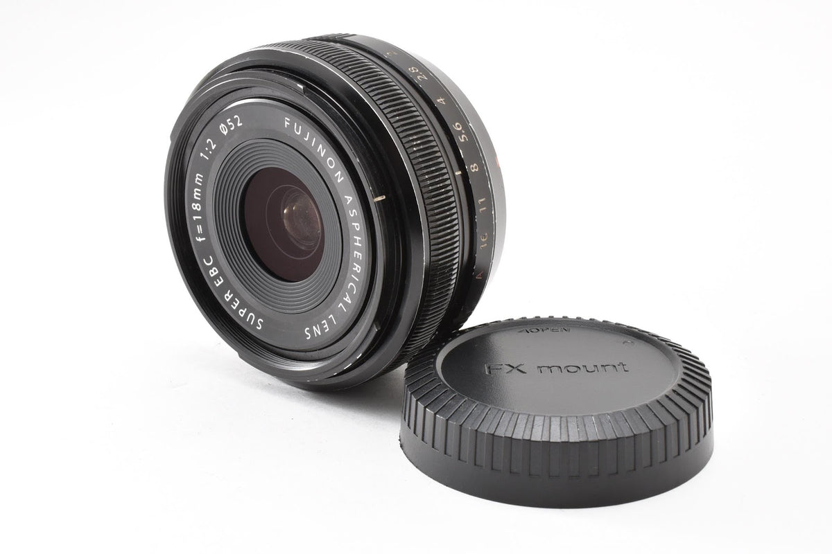 ★良品★ フジフイルム FUJIFILM SUPER EBC FUJINON XF 18MM F2 R 交換レンズ ★ #9422