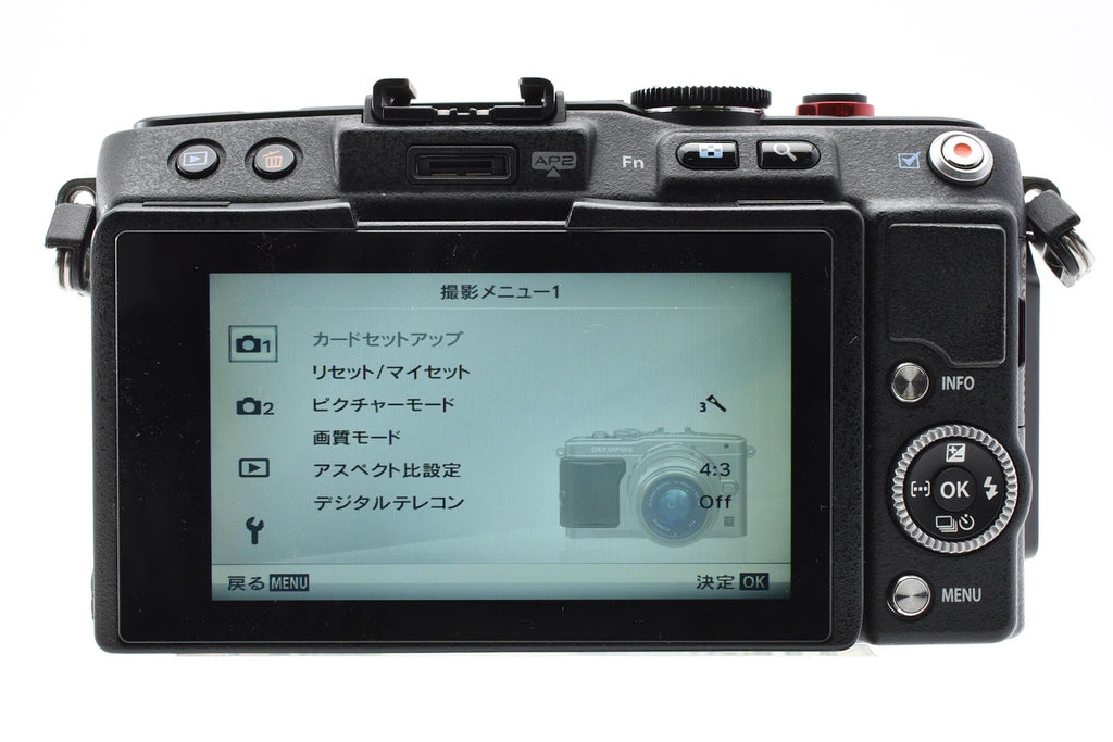 ★現状品★ オリンパス Olympus E-PL6 ボディ ブラック ミラーレス一眼 ショット数3051回 ★ #8823