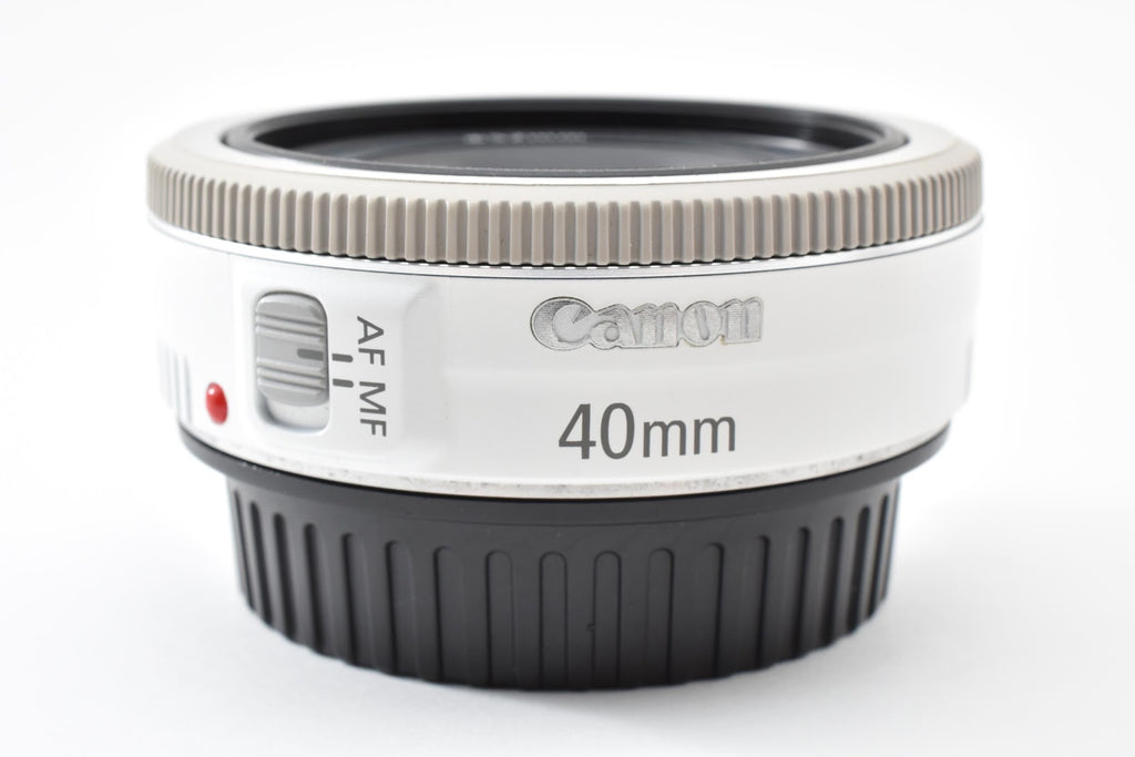 ★美品★ キヤノン CANON EF 40MM F2.8 STM ホワイト 単焦点レンズ ★ #9195