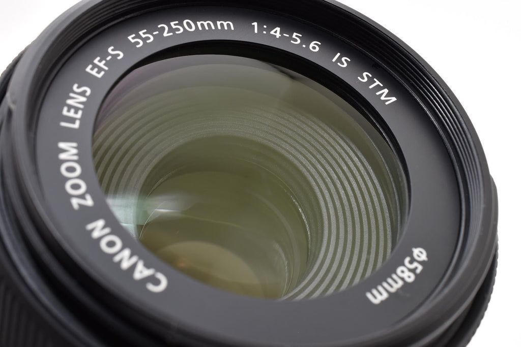 ★美品★ キャノン CANON EF-S 55-250MM F4-5.6 IS STM 手ぶれ補正 望遠ズームレンズ 動作良好 ★ #8762