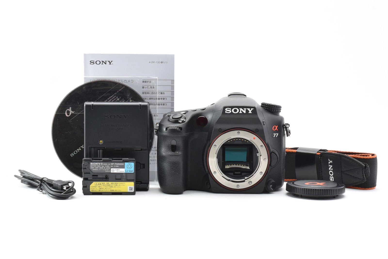 ★美品ショット数5,448回★ ソニー SONY Α77 ボディ SLT-A77V 2430万画素 デジタル一眼カメラ ★ #9032