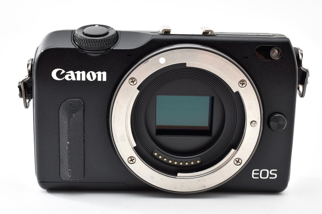 ★現状品★ キヤノン CANON EOS M2 ボディ ブラック 小スレ・傷あり 十字キー上・setボタン反応なし ミラーレス ★ #9123
