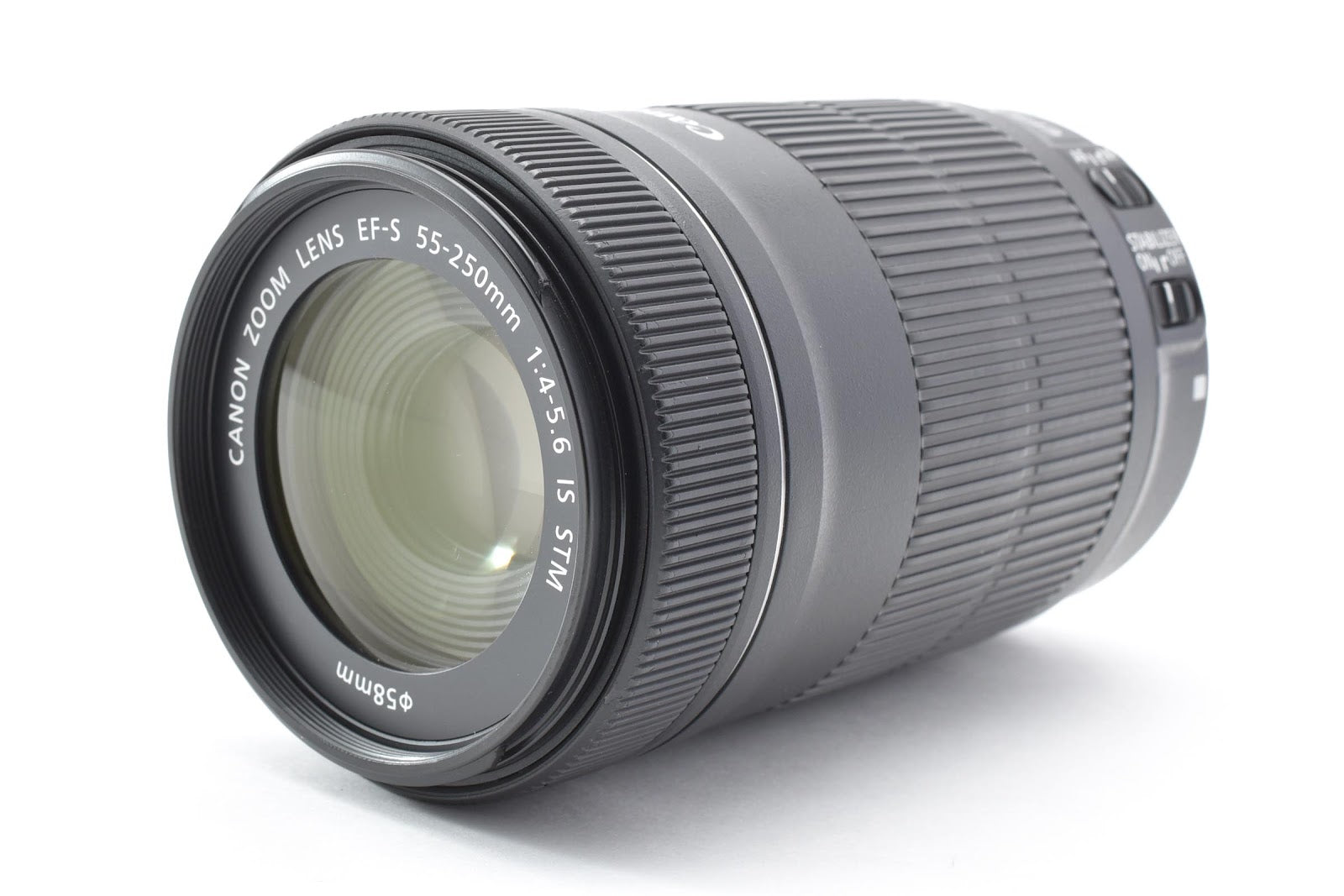 ★極上品★ キヤノン CANON EF-S 55-250mm F4-5.6 IS STM 望遠ズームレンズ ★ #9031