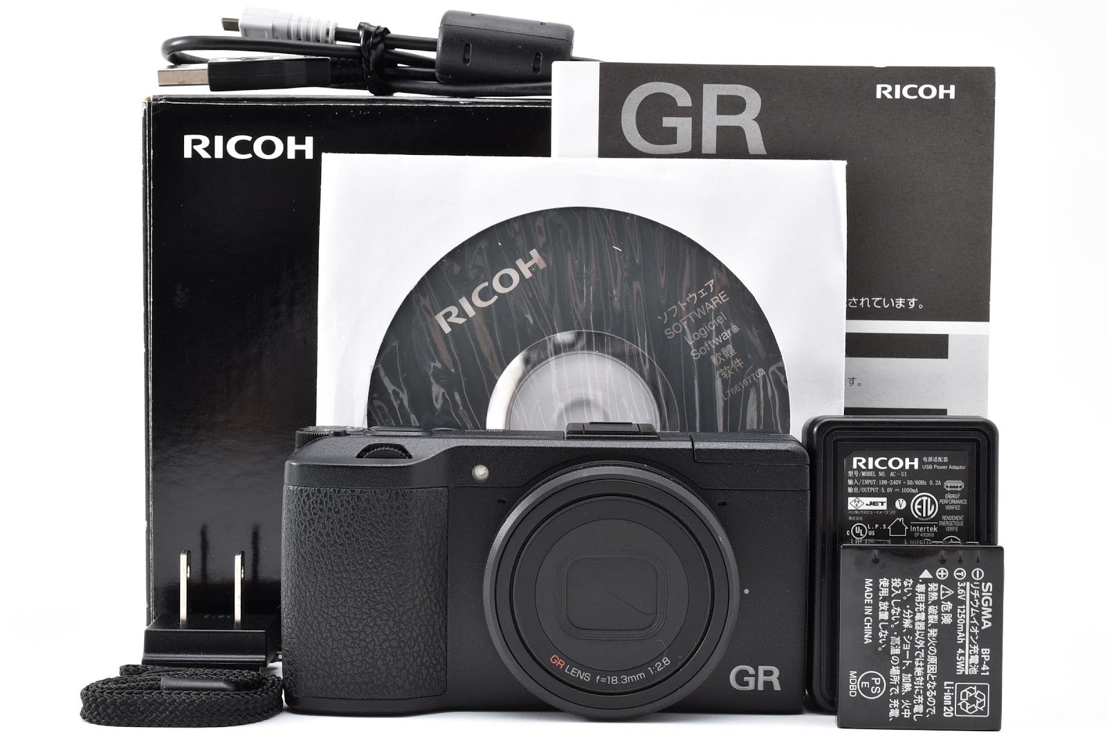 ★極上品★ リコー RICOH GR 初代 デジタルカメラ 元箱付き シャッター回数表示0回 ★ #9002