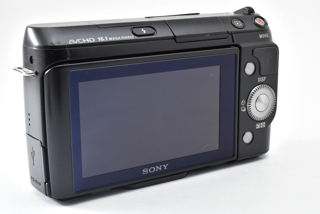 ★美品★ ソニー SONY NEX-F3 ショット数1,025回 ボディ ブラック デジタルカメラ [1610万画素] ★ #9156