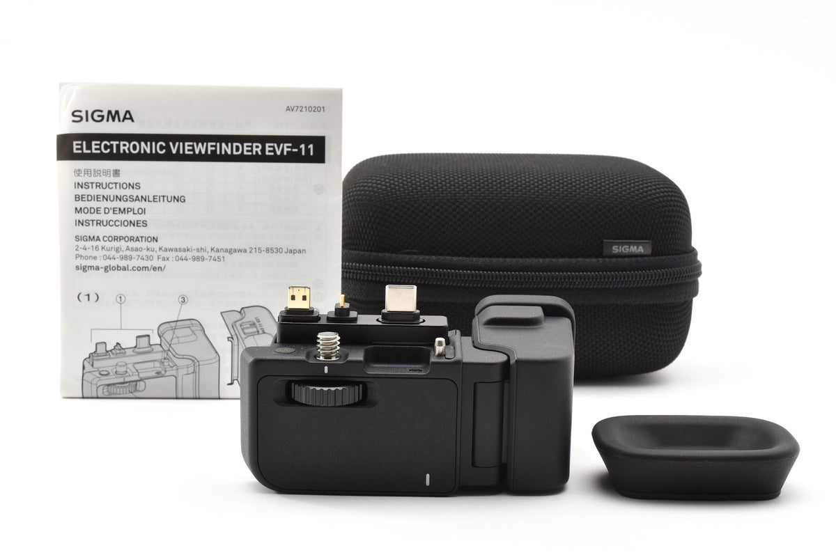 ★美品★ SIGMA SIGMA ELECTRONIC VIEWFINDER EVF-11 ケース/取説付き ★ #9087