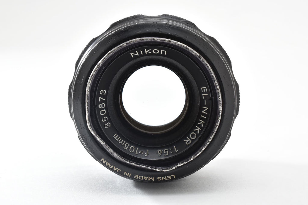 ★現状品★ ニコン Nikon EL-NIKKOR 105MM F5.6 レンズ クモリ 歪み 傷あり 現状品 動作問題なし ★ #9152