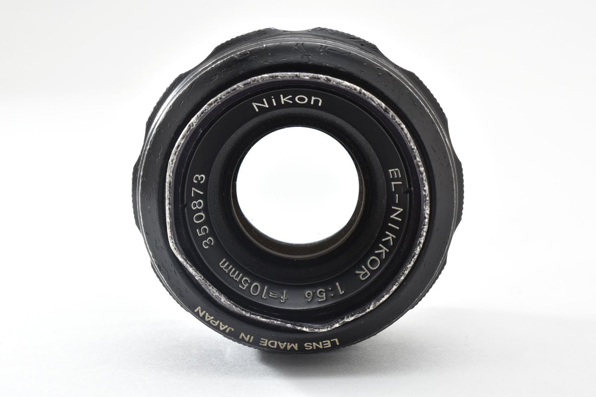 ★現状品★ ニコン Nikon EL-NIKKOR 105MM F5.6 レンズ クモリ 歪み 傷あり 現状品 動作問題なし ★ #9152