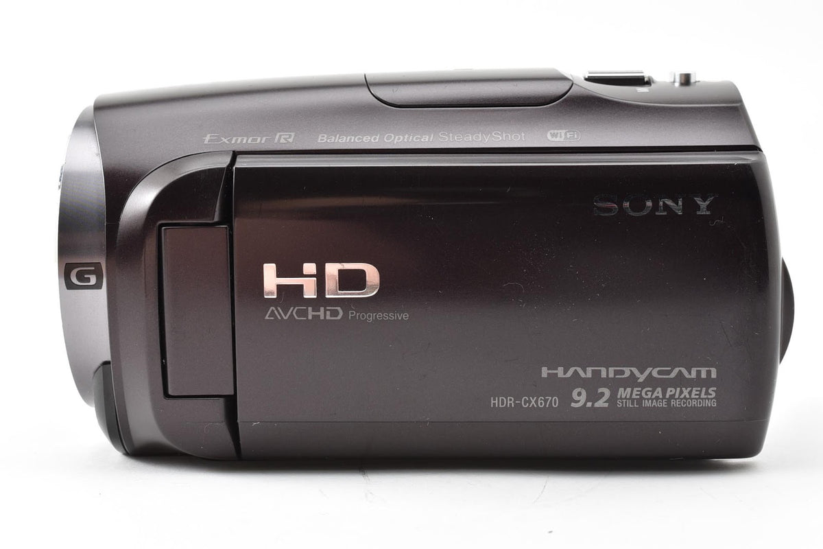 ★良品★ ソニー SONY HDR-CX670 TC (ボルドーブラン) ビデオカメラ ★ #9362