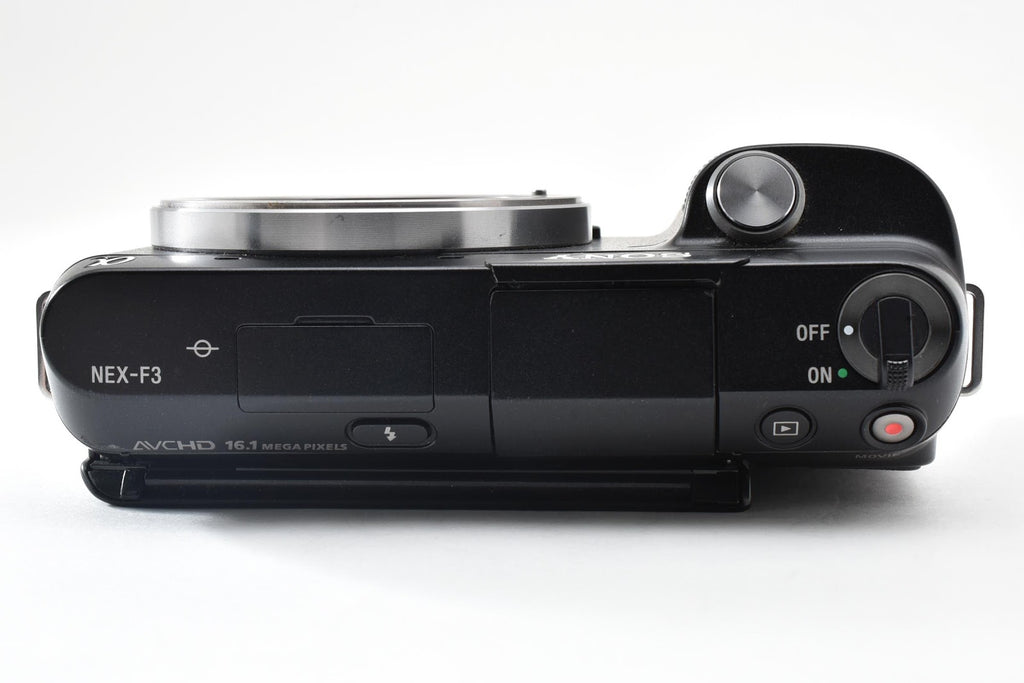 ★美品★ ソニー SONY NEX-F3 ショット数1,025回 ボディ ブラック デジタルカメラ [1610万画素] ★ #9156