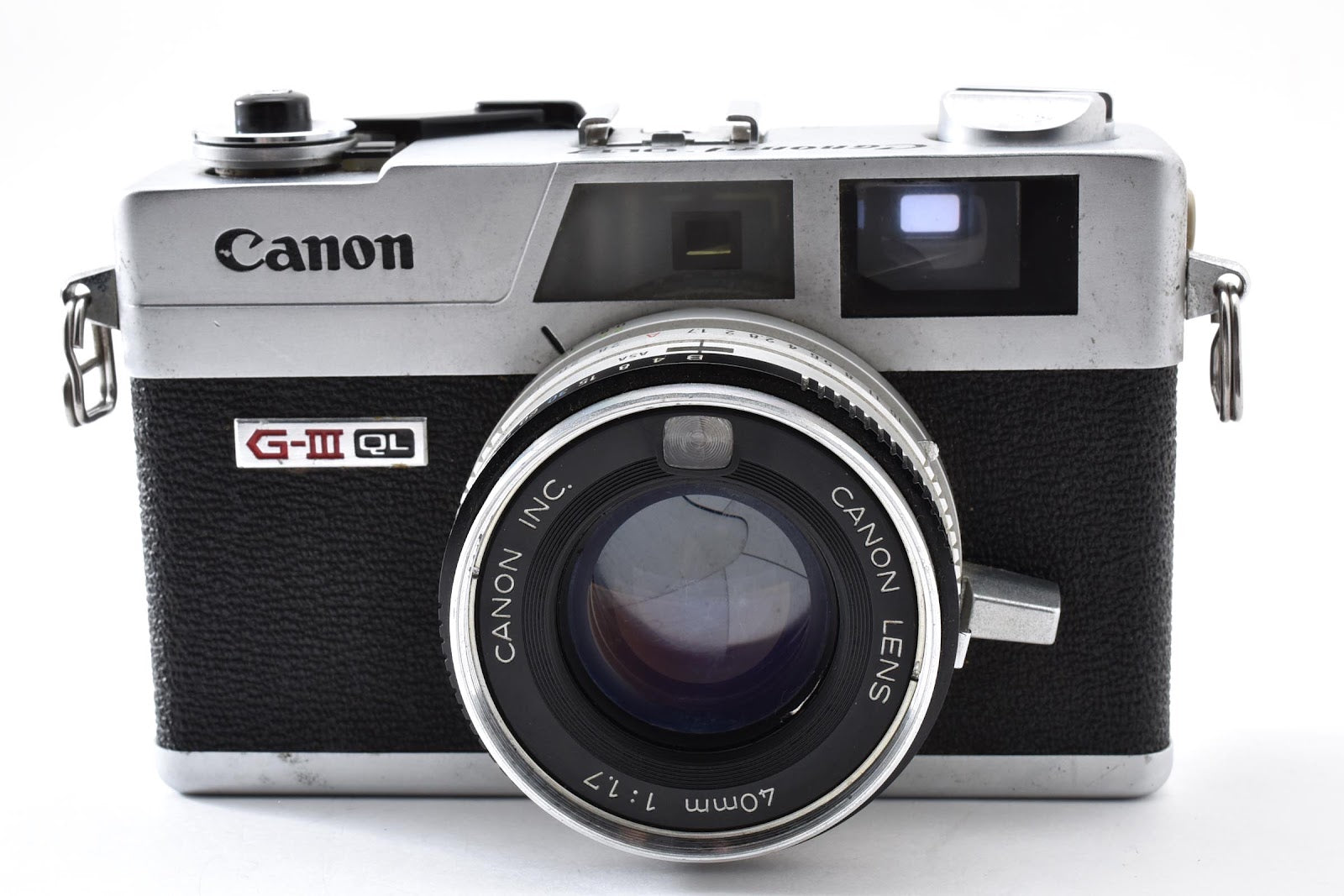 ★良品★ キャノン CANON キャノネット QL17 G-III QL シルバー フィルムカメラ ★ #8856