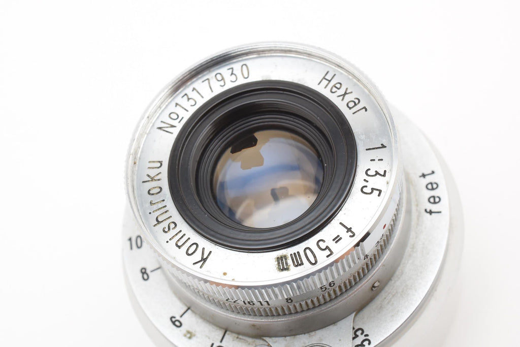 ★良品★ コニカ Konica KONISHIROKU HEXAR L 50mm F3.5 沈胴 レンズ ★ #9200