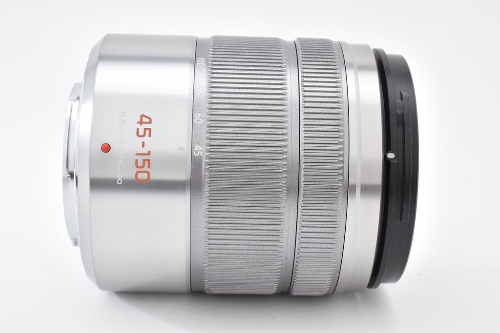 ★美品★ パナソニック Panasonic LUMIX G VARIO 45-150MM F4.0-5.6 ASPH./MEGA O.I.S. シルバー ズームレンズ ★ #9088